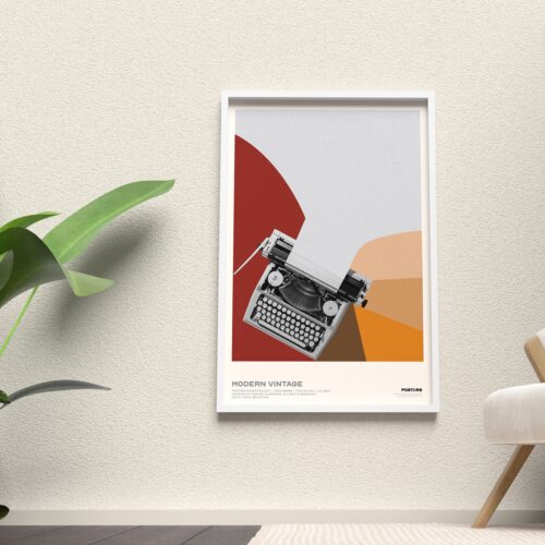 mock up - Type writer Echoes of Time